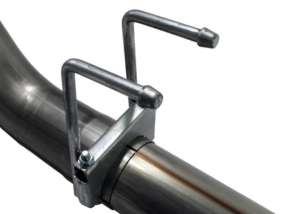 Large Bore-HD 4 Inch 409 Stainless Steel Dpf-Back Exhaust System Ford Diesel Trucks 08-10 V8-6.4L (td) aFe Power-2