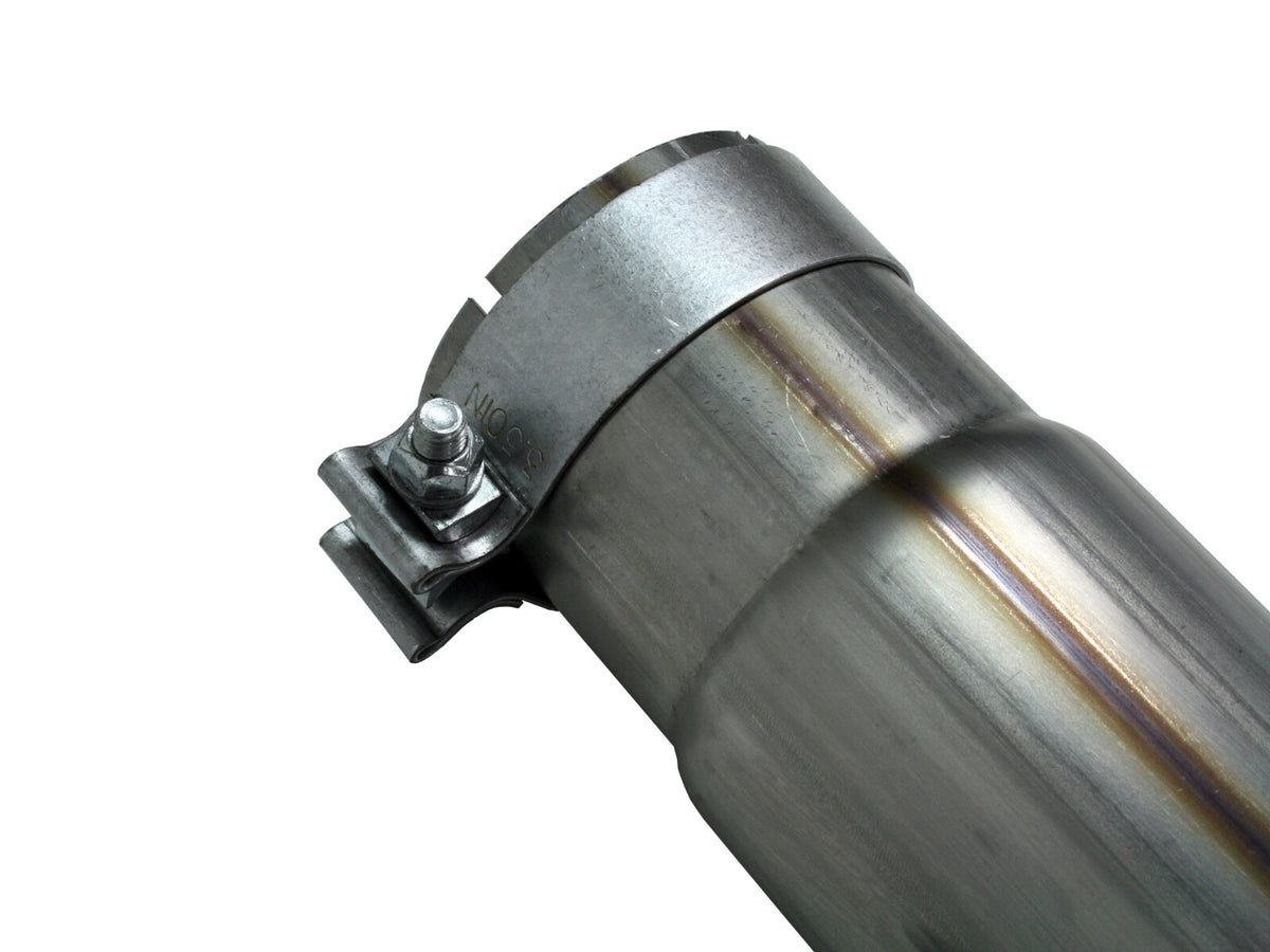 Large Bore-HD 4 Inch 409 Stainless Steel Dpf-Back Exhaust System Ford Diesel Trucks 08-10 V8-6.4L (td) aFe Power-3