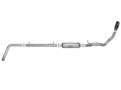 Large Bore-HD 4 Inch 409 Stainless Steel Turbo-Back Exhaust System w/ Tip Ford Excursion 00-03 V8-7.3L (td) aFe Power-9