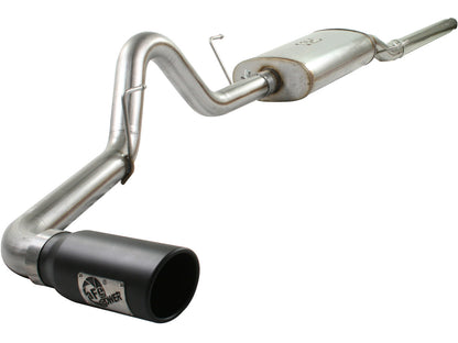 Mach Force-Xp 3 Inch 409 Stainless Steel Cat-Back Exhaust System w/Black Tip Ford F-150 04-08 V8-4.6/5.4L aFe Power