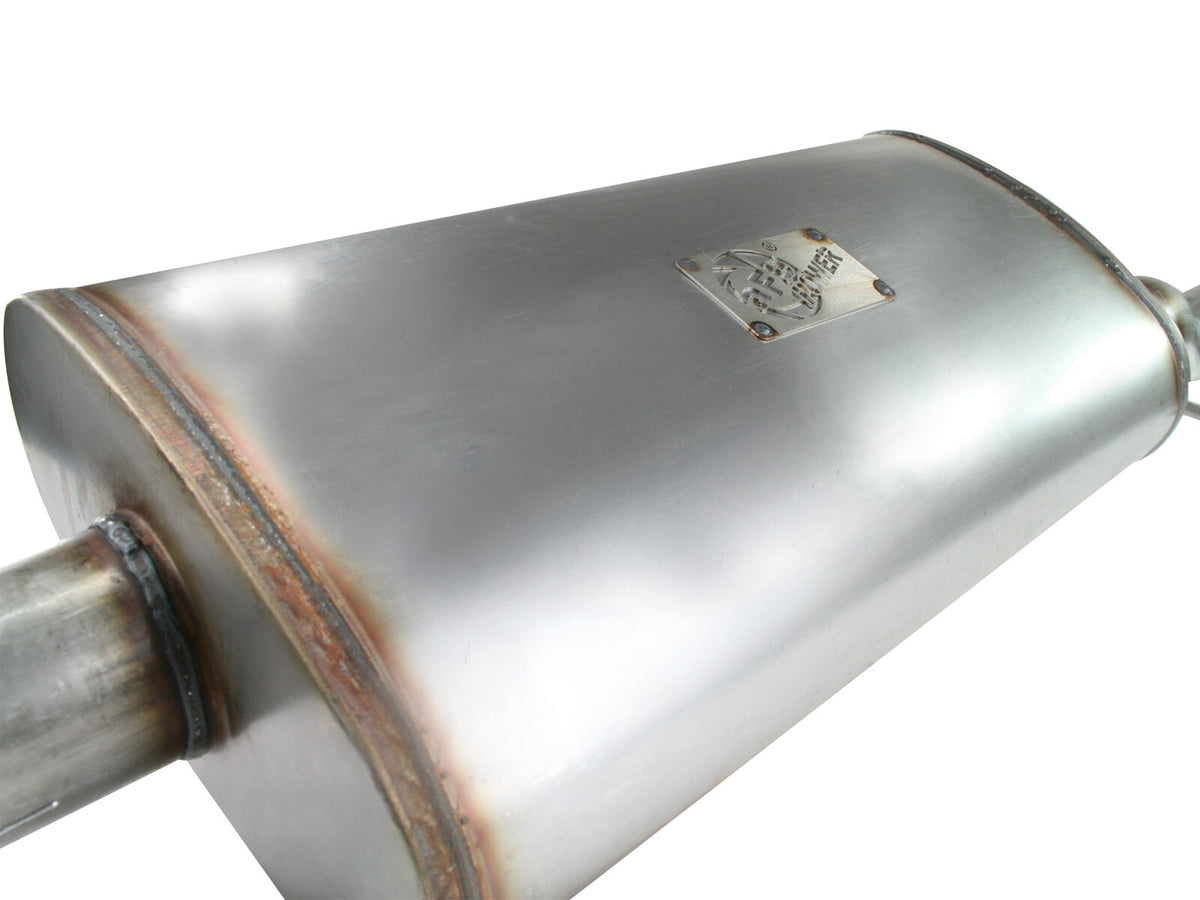 Mach Force-Xp 3 Inch 409 Stainless Steel Cat-Back Exhaust System w/Black Tip Ford F-150 04-08 V8-4.6/5.4L aFe Power-1