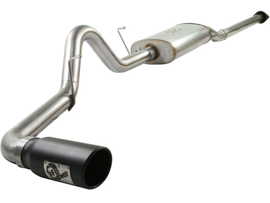 Mach Force-Xp 3 Inch 409 Stainless Steel Cat-Back Exhaust System w/Black Tip Ford F-150 09-10 V8-4.6/5.4L aFe Power