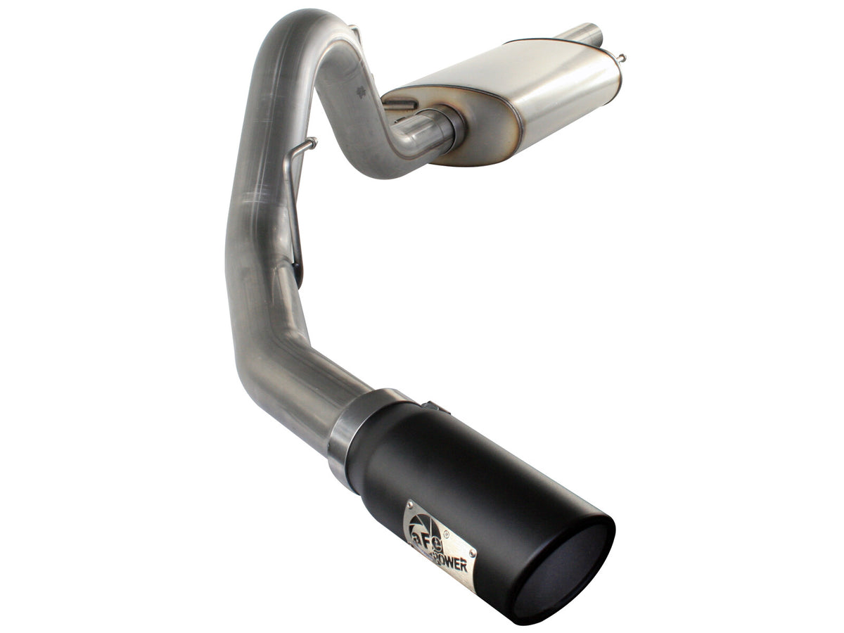 Mach Force-Xp 3-1/2 Inch 409 Stainless Steel Cat-Back Exhaust System w/ Tip Ford F-150 Raptor 10-14 V8-6.2L aFe Power-1