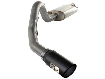 Mach Force-Xp 3-1/2 Inch 409 Stainless Steel Cat-Back Exhaust System w/ Tip Ford F-150 Raptor 10-14 V8-6.2L aFe Power-1
