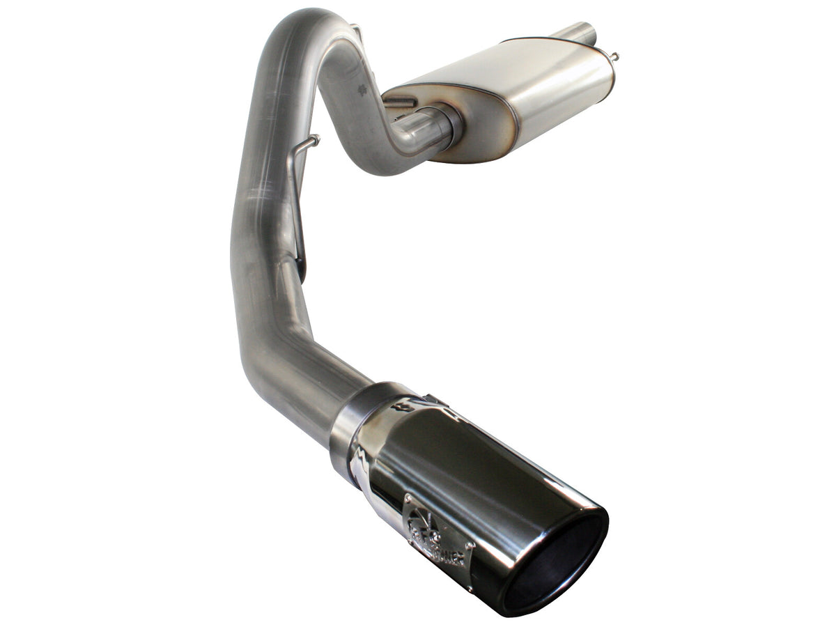 Mach Force-Xp 3-1/2 Inch 409 Stainless Steel Cat-Back Exhaust System w/ Tip Ford F-150 Raptor 10-14 V8-6.2L aFe Power