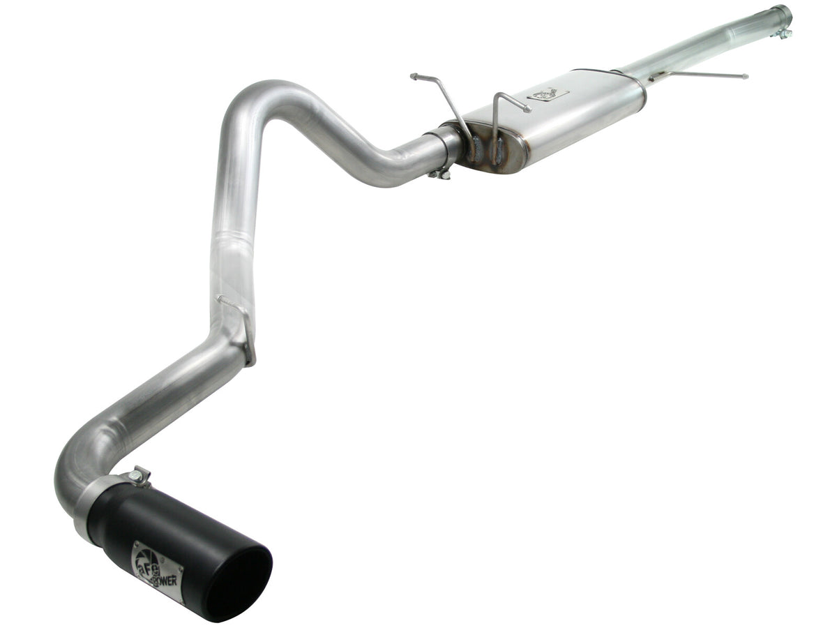Mach Force-Xp 3 Inch 409 Stainless Steel Cat-Back Exhaust System w/ Tip Ford F-150 97-03 V8-4.6/5.4L aFe Power-6