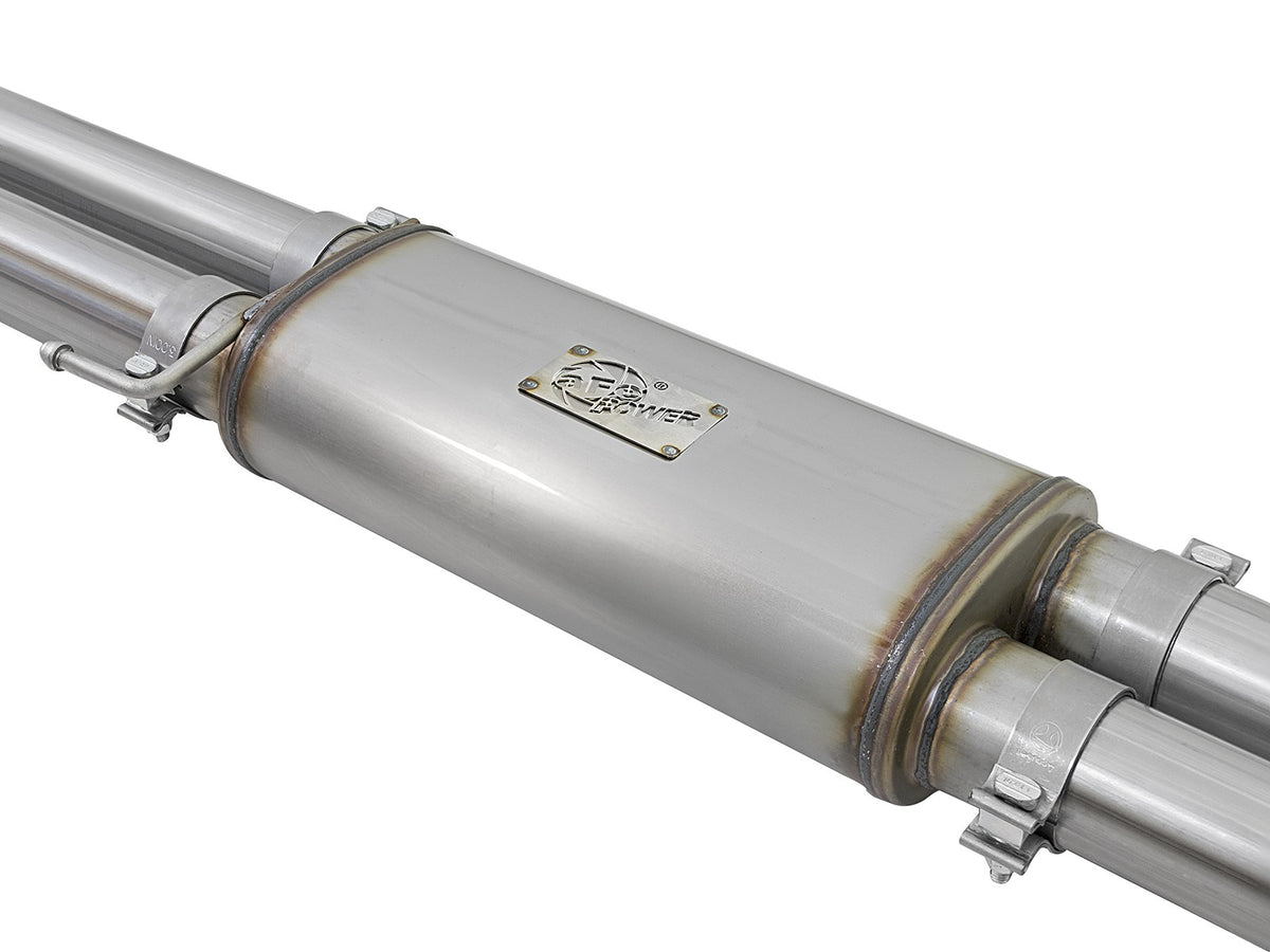 Mach Force-Xp 3 Inch 409 Stainless Steel Cat-Back Exhaust System w/ Tip Ford F-150 Raptor 17-20 V6-3.5L (tt) aFe Power-11