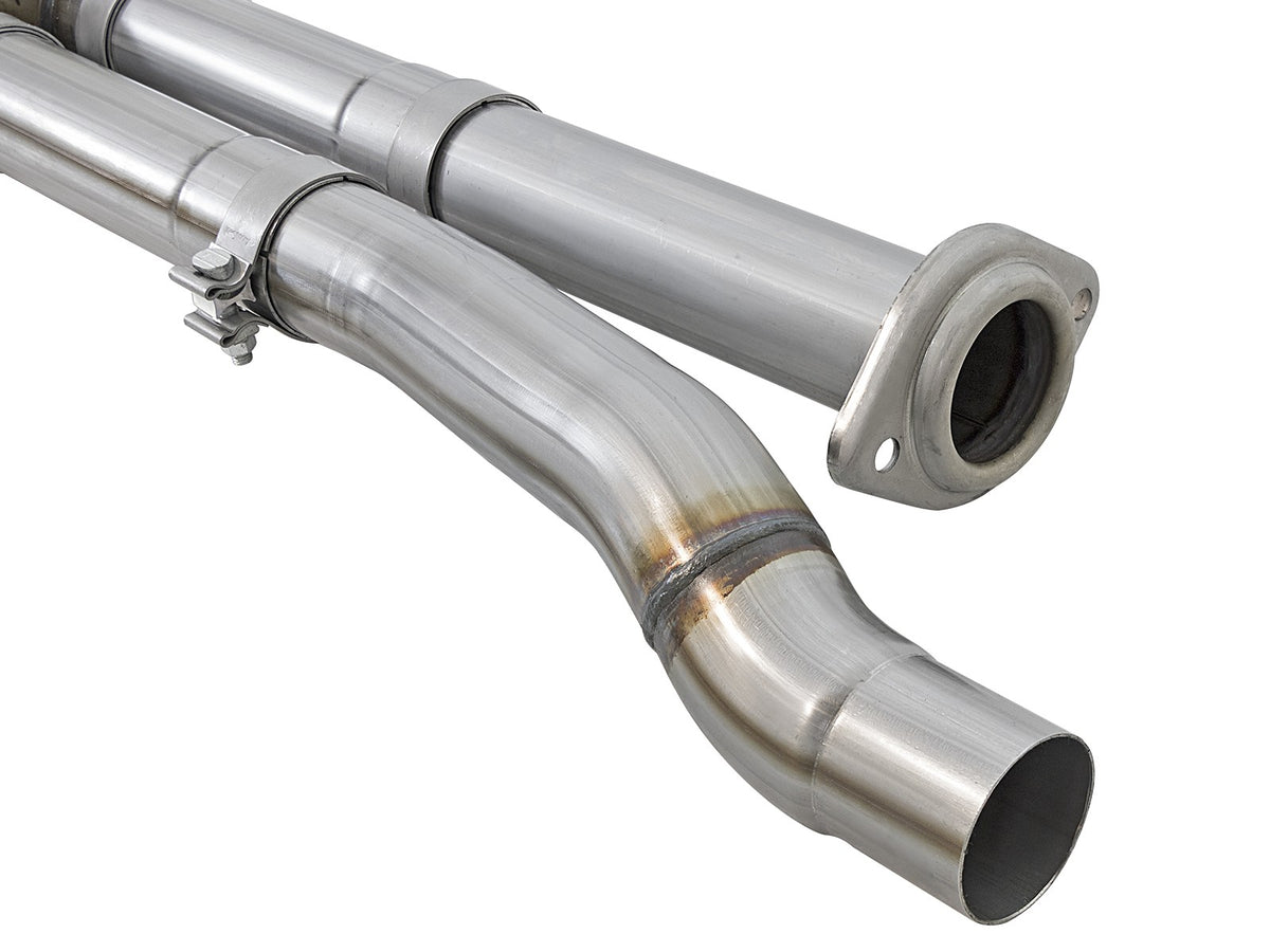 Mach Force-Xp 3 Inch 409 Stainless Steel Cat-Back Exhaust System w/ Tip Ford F-150 Raptor 17-20 V6-3.5L (tt) aFe Power-12