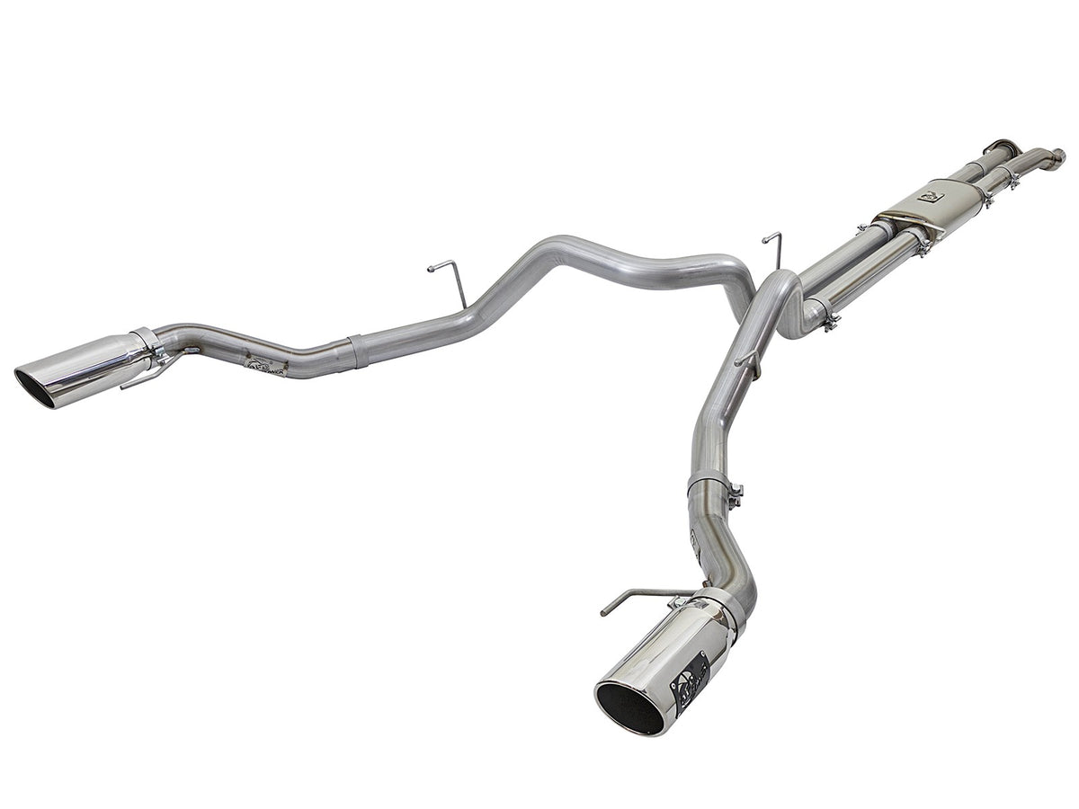 Mach Force-Xp 3 Inch 409 Stainless Steel Cat-Back Exhaust System w/ Tip Ford F-150 Raptor 17-20 V6-3.5L (tt) aFe Power
