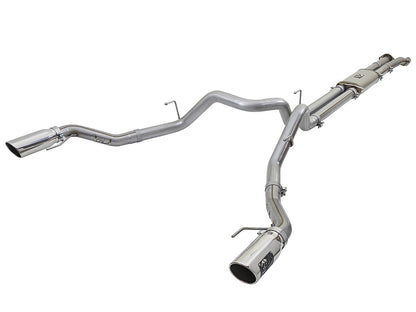 Mach Force-Xp 3 Inch 409 Stainless Steel Cat-Back Exhaust System w/ Tip Ford F-150 Raptor 17-20 V6-3.5L (tt) aFe Power