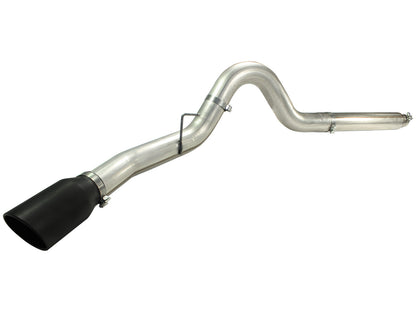 Large Bore-HD 5 Inch 409 Stainless Steel Dpf-Back Exhaust System w/ Tip Ford Diesel Trucks 08-10 V8-6.4L (td) aFe Power-7