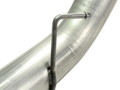 Large Bore-HD 5 Inch 409 Stainless Steel Dpf-Back Exhaust System w/ Tip Ford Diesel Trucks 08-10 V8-6.4L (td) aFe Power-3