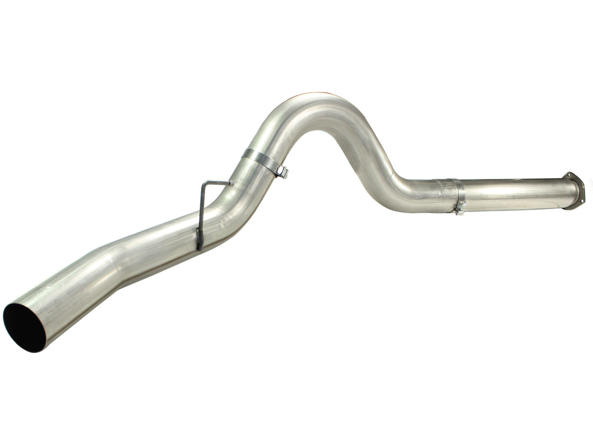 Large Bore-HD 5 Inch 409 Stainless Steel Dpf-Back Exhaust System Ford Diesel Trucks 11-14 V8-6.7L (td) aFe Power-1