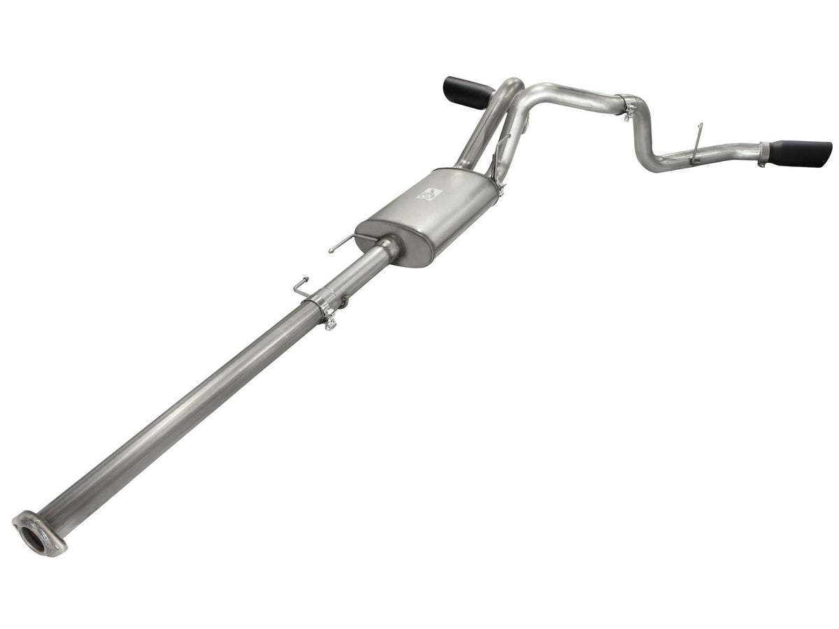 Mach Force-Xp 3 Inch 409 Stainless Steel Cat-Back Exhaust System w/ Tip Ford F-150 11-14 V6-3.5L (tt) aFe Power-8