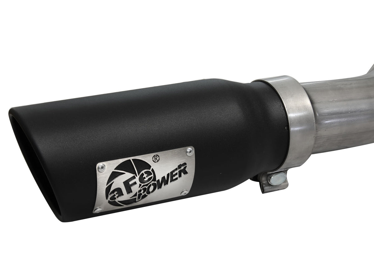 Mach Force-Xp 3 Inch 409 Stainless Steel Cat-Back Exhaust System w/ Tip Ford F-150 11-14 V6-3.5L (tt) aFe Power-9