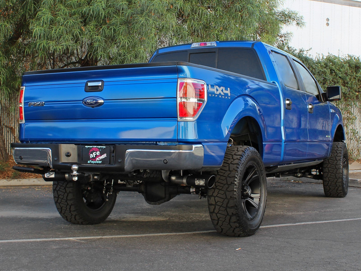 Mach Force-Xp 3 Inch 409 Stainless Steel Cat-Back Exhaust System w/ Tip Ford F-150 11-14 V6-3.5L (tt) aFe Power-11