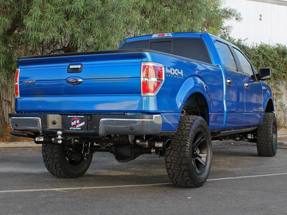 Mach Force-Xp 3 Inch 409 Stainless Steel Cat-Back Exhaust System w/ Tip Ford F-150 11-14 V6-3.5L (tt) aFe Power-11