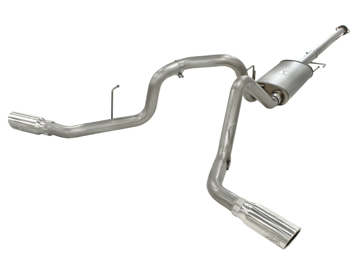 Mach Force-Xp 3 Inch 409 Stainless Steel Cat-Back Exhaust System w/ Tip Ford F-150 11-14 V6-3.5L (tt) aFe Power
