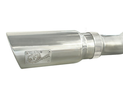 Mach Force-Xp 3 Inch 409 Stainless Steel Cat-Back Exhaust System w/ Tip Ford F-150 11-14 V6-3.5L (tt) aFe Power-3