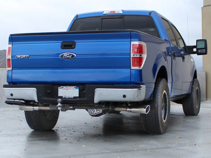 Mach Force-Xp 3 Inch 409 Stainless Steel Cat-Back Exhaust System w/ Tip Ford F-150 11-14 V6-3.5L (tt) aFe Power-5
