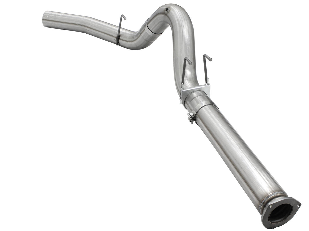 Large Bore-HD 5 Inch 409 Stainless Steel Dpf-Back Exhaust System Ford Diesel Trucks 15-16 V8-6.7L (td) aFe Power-2