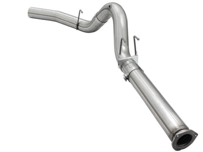 Large Bore-HD 5 Inch 409 Stainless Steel Dpf-Back Exhaust System Ford Diesel Trucks 15-16 V8-6.7L (td) aFe Power-2