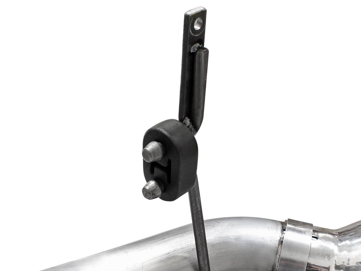 Large Bore-HD 4 Inch 409 Stainless Steel Dpf-Back Exhaust System w/ Tip Ford Diesel Trucks 11-14 V8-6.7L (td) aFe Power-4
