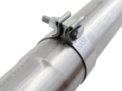 Mach Force-Xp 3 Inch to 3-1/2 Inch 409 Stainless Steel Cat-Back Exhaust w/ Tip Ford F-150 11-14 V6-3.5L (tt) Turn Out aFe Power-8