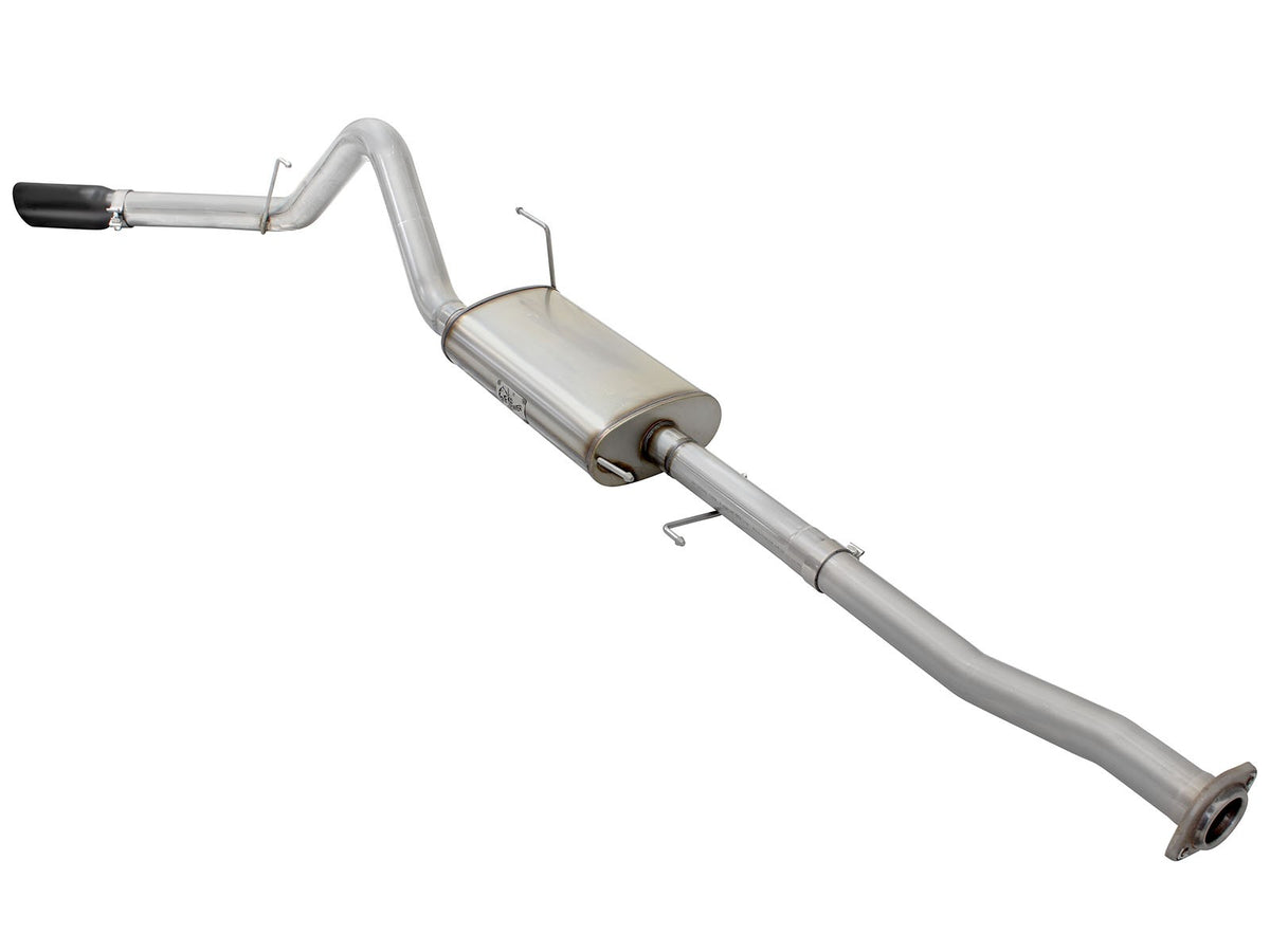 Mach Force-Xp 3 Inch to 3-1/2 Inch 409 Stainless Steel Cat-Back Exhaust w/ Tip Ford F-150 15-20 V6-2.7L (tt)/3.5L (tt) aFe Power-8
