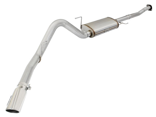 Mach Force-Xp 3 Inch to 3-1/2 Inch 409 Stainless Steel Cat-Back Exhaust w/ Tip Ford F-150 15-20 V6-2.7L (tt)/3.5L (tt) aFe Power