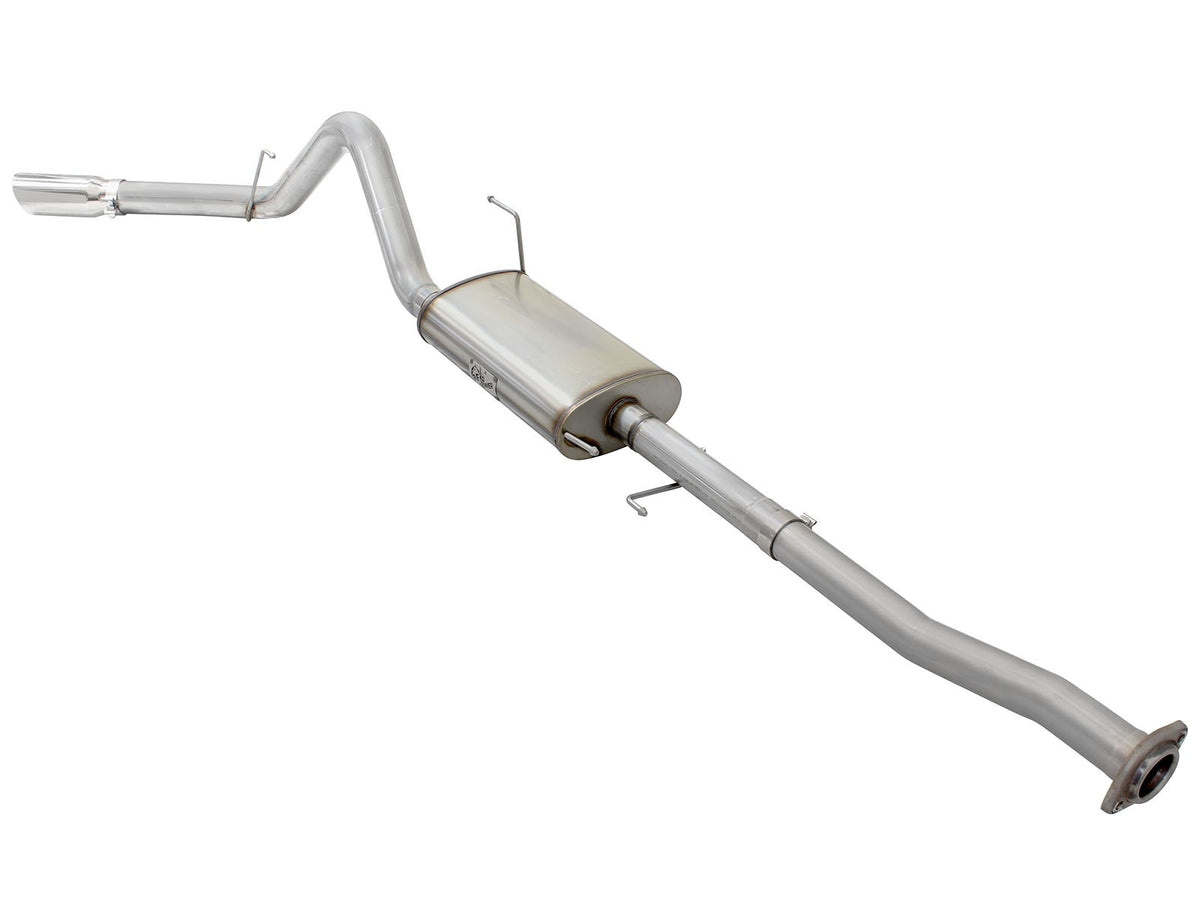 Mach Force-Xp 3 Inch to 3-1/2 Inch 409 Stainless Steel Cat-Back Exhaust w/ Tip Ford F-150 15-20 V6-2.7L (tt)/3.5L (tt) aFe Power-2