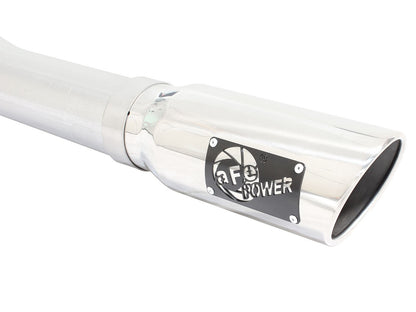 Mach Force-Xp 3 Inch to 3-1/2 Inch 409 Stainless Steel Cat-Back Exhaust w/ Tip Ford F-150 15-20 V6-2.7L (tt)/3.5L (tt) aFe Power-5