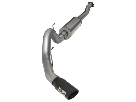 Mach Force-Xp 4 Inch Stainless Steel Cat-Back Exhaust System w/Black Tip Ford F-150 15-20 V6-2.7L (tt)/3.5L (tt) aFe Power