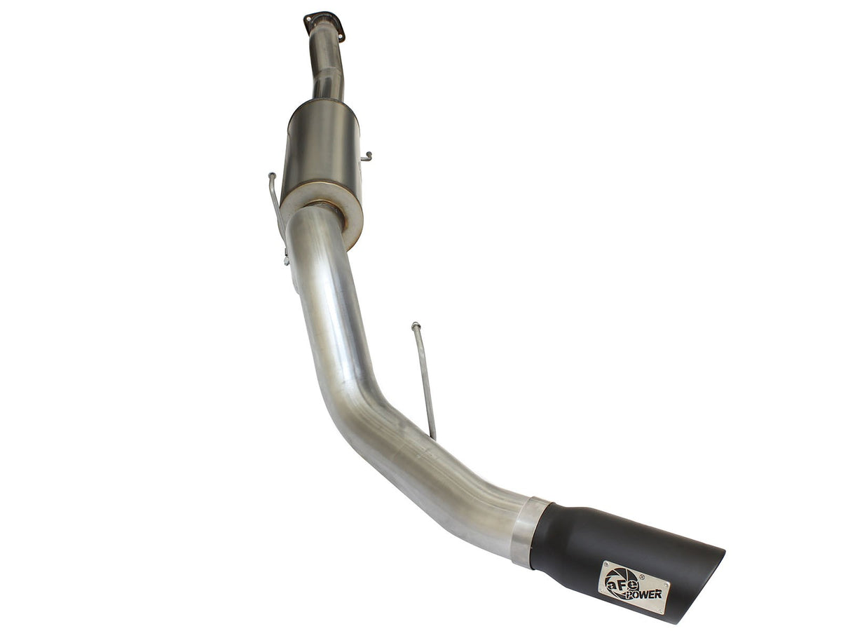 Mach Force-Xp 4 Inch Stainless Steel Cat-Back Exhaust System w/Black Tip Ford F-150 15-20 V6-2.7L (tt)/3.5L (tt) aFe Power-1