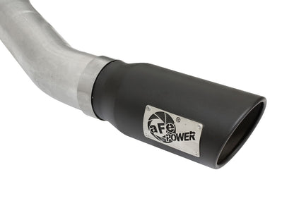 Mach Force-Xp 4 Inch Stainless Steel Cat-Back Exhaust System w/Black Tip Ford F-150 15-20 V6-2.7L (tt)/3.5L (tt) aFe Power-3
