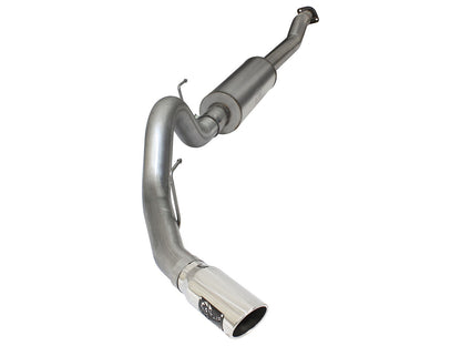 Mach Force-Xp 4 Inch 409 Stainless Steel Cat-Back Exhaust System w/Polished Tip Ford F-150 15-20 V6-2.7L (tt)/3.5L (tt) aFe Power