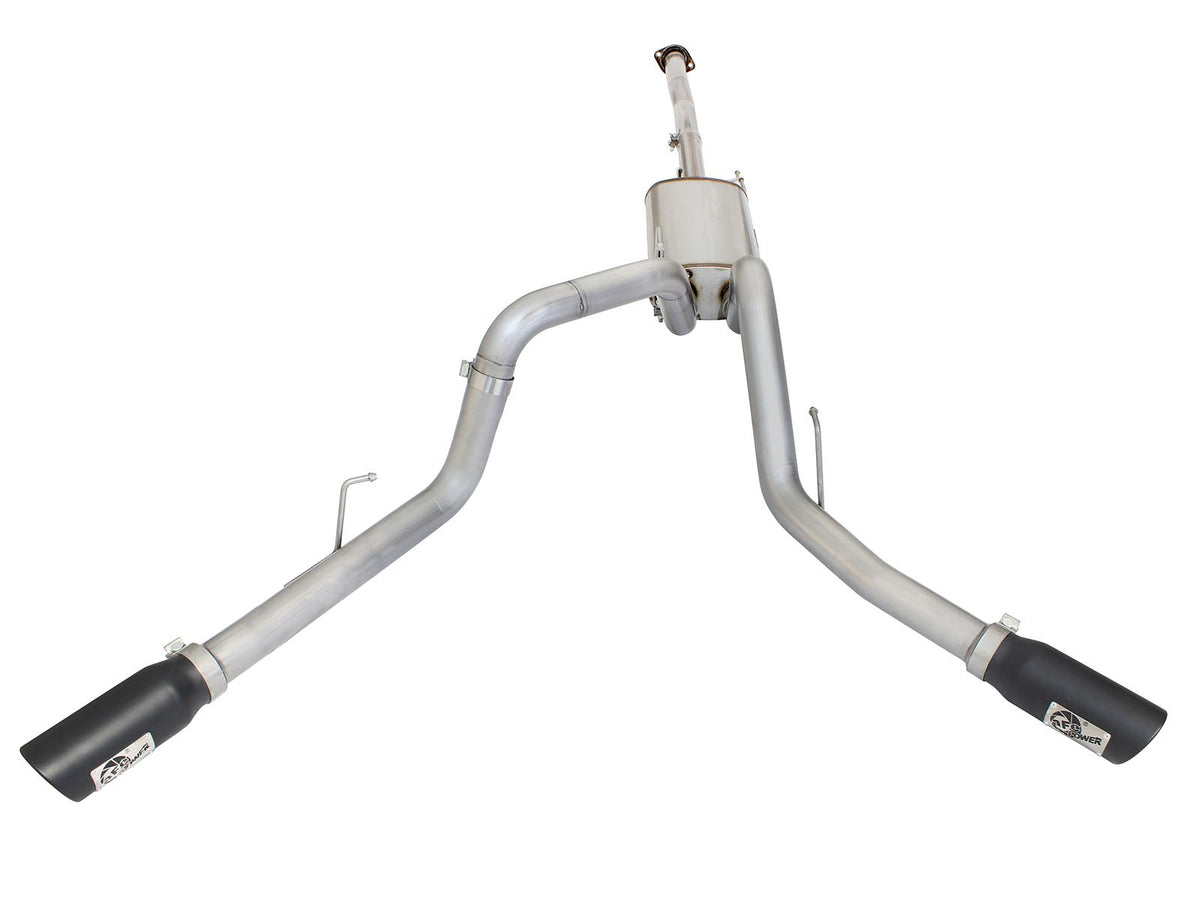 Mach Force-Xp 3 Inch 409 Stainless Steel Cat-Back Exhaust System w/ Tip Ford F-150 15-20 V6-2.7L (tt)/3.5L (tt) aFe Power-6
