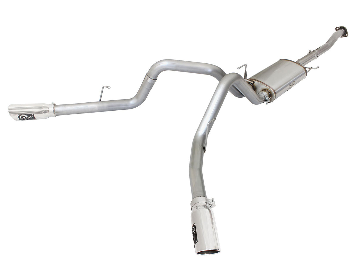 Mach Force-Xp 3 Inch 409 Stainless Steel Cat-Back Exhaust System w/ Tip Ford F-150 15-20 V6-2.7L (tt)/3.5L (tt) aFe Power