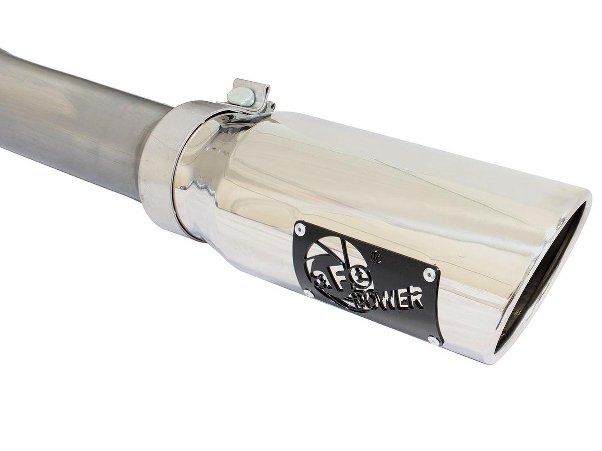 Mach Force-Xp 3 Inch 409 Stainless Steel Cat-Back Exhaust System w/ Tip Ford F-150 15-20 V6-2.7L (tt)/3.5L (tt) aFe Power-4