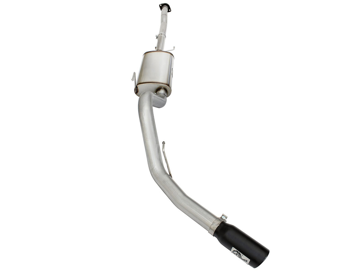 Mach Force-Xp 3 Inch to 3-1/2 Inch 409 Stainless Steel Cat-Back Exhaust w/ Tip Ford F-150 15-20 V8-5.0L aFe Power-7
