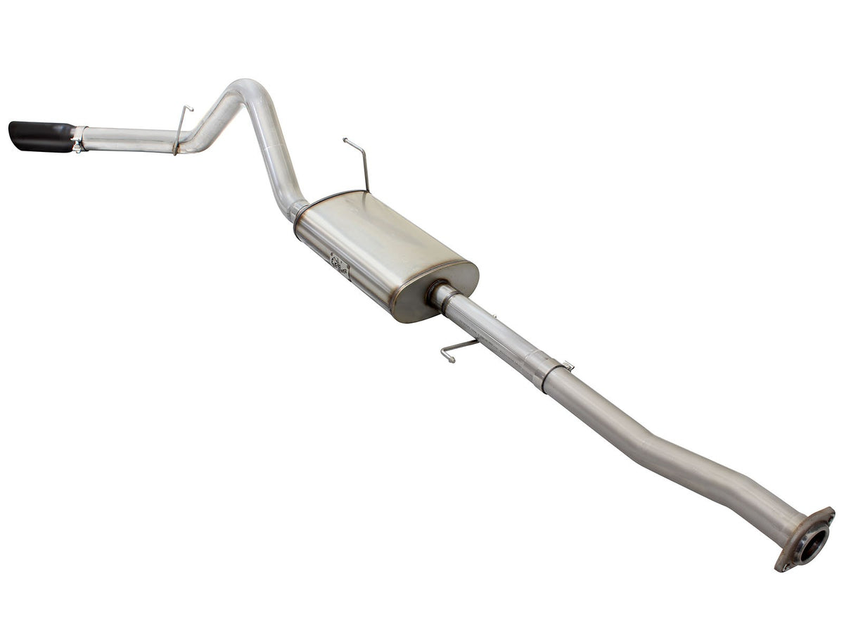 Mach Force-Xp 3 Inch to 3-1/2 Inch 409 Stainless Steel Cat-Back Exhaust w/ Tip Ford F-150 15-20 V8-5.0L aFe Power-8