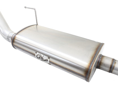 Mach Force-Xp 3 Inch to 3-1/2 Inch 409 Stainless Steel Cat-Back Exhaust w/ Tip Ford F-150 15-20 V8-5.0L aFe Power-10