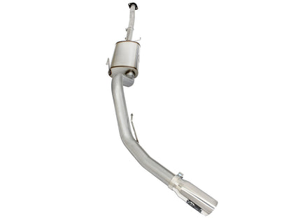Mach Force-Xp 3 Inch to 3-1/2 Inch 409 Stainless Steel Cat-Back Exhaust w/ Tip Ford F-150 15-20 V8-5.0L aFe Power-1