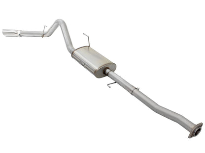 Mach Force-Xp 3 Inch to 3-1/2 Inch 409 Stainless Steel Cat-Back Exhaust w/ Tip Ford F-150 15-20 V8-5.0L aFe Power-2