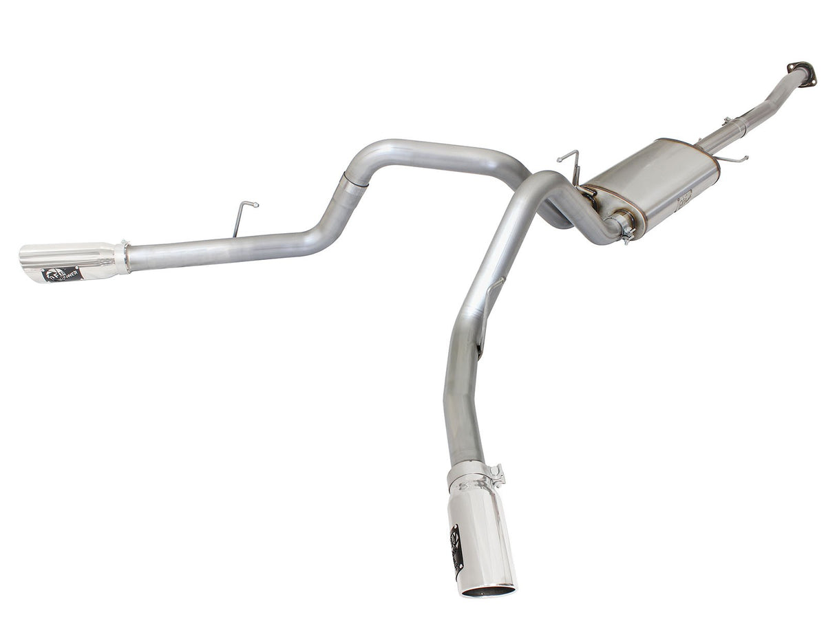 Mach Force-Xp 3 Inch 409 Stainless Steel Cat-Back Exhaust System w/ Tip Ford F-150 15-20 V8-5.0L aFe Power