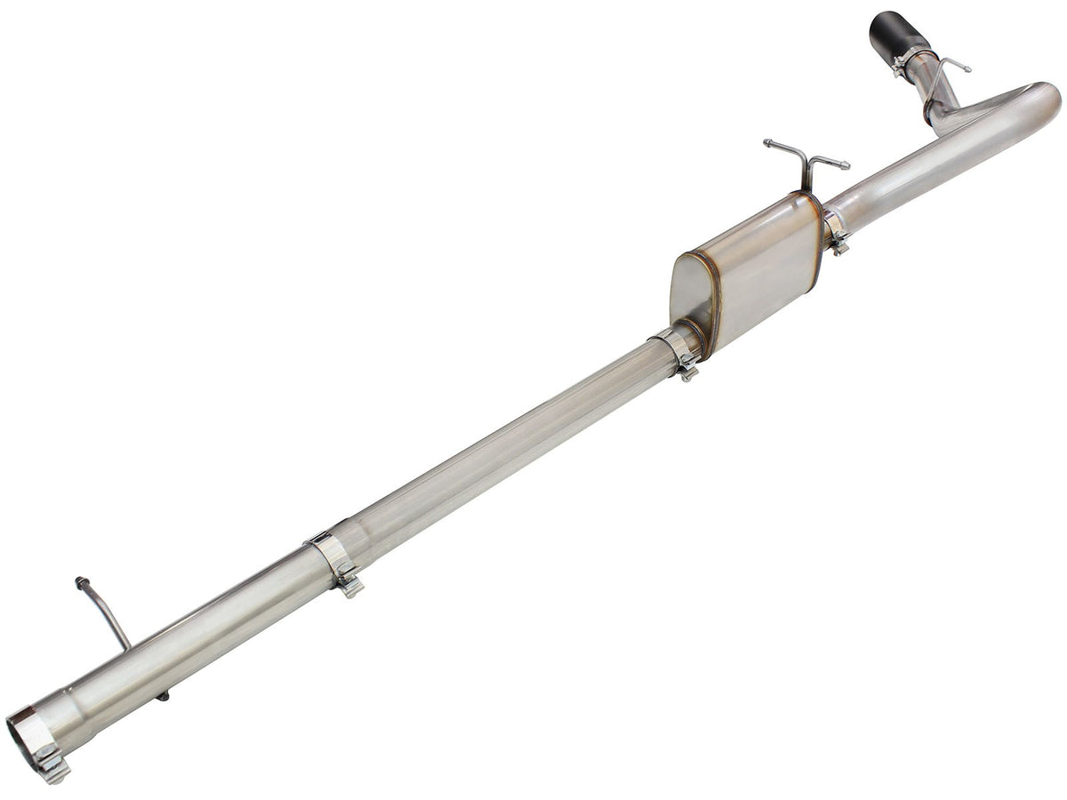 Mach Force-Xp 3 Inch to 3-1/2 Inch 409 Stainless Steel Cat-Back Exhaust w/ Tip Ford Super Duty 99-04 V8-5.4L /V10-6.8L aFe Power-9