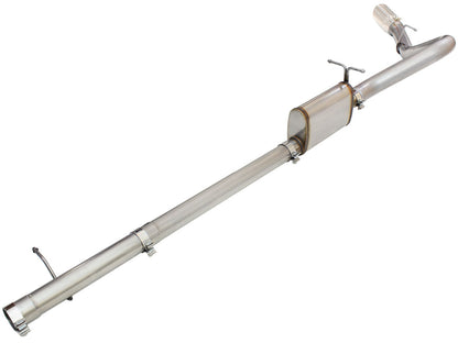 Mach Force-Xp 3 Inch to 3-1/2 Inch 409 Stainless Steel Cat-Back Exhaust w/ Tip Ford Super Duty 99-04 V8-5.4L /V10-6.8L aFe Power-2