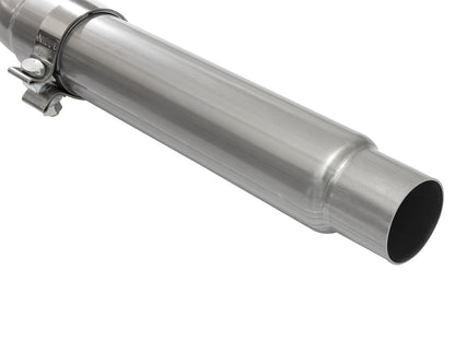 Rebel Series 3 Inch to 2-1/2 Inch 409 Stainless Steel Cat-Back Exhaust w/ Polish Tip Ford F-150 04-08 V8-4.6/5.4L aFe Power-10
