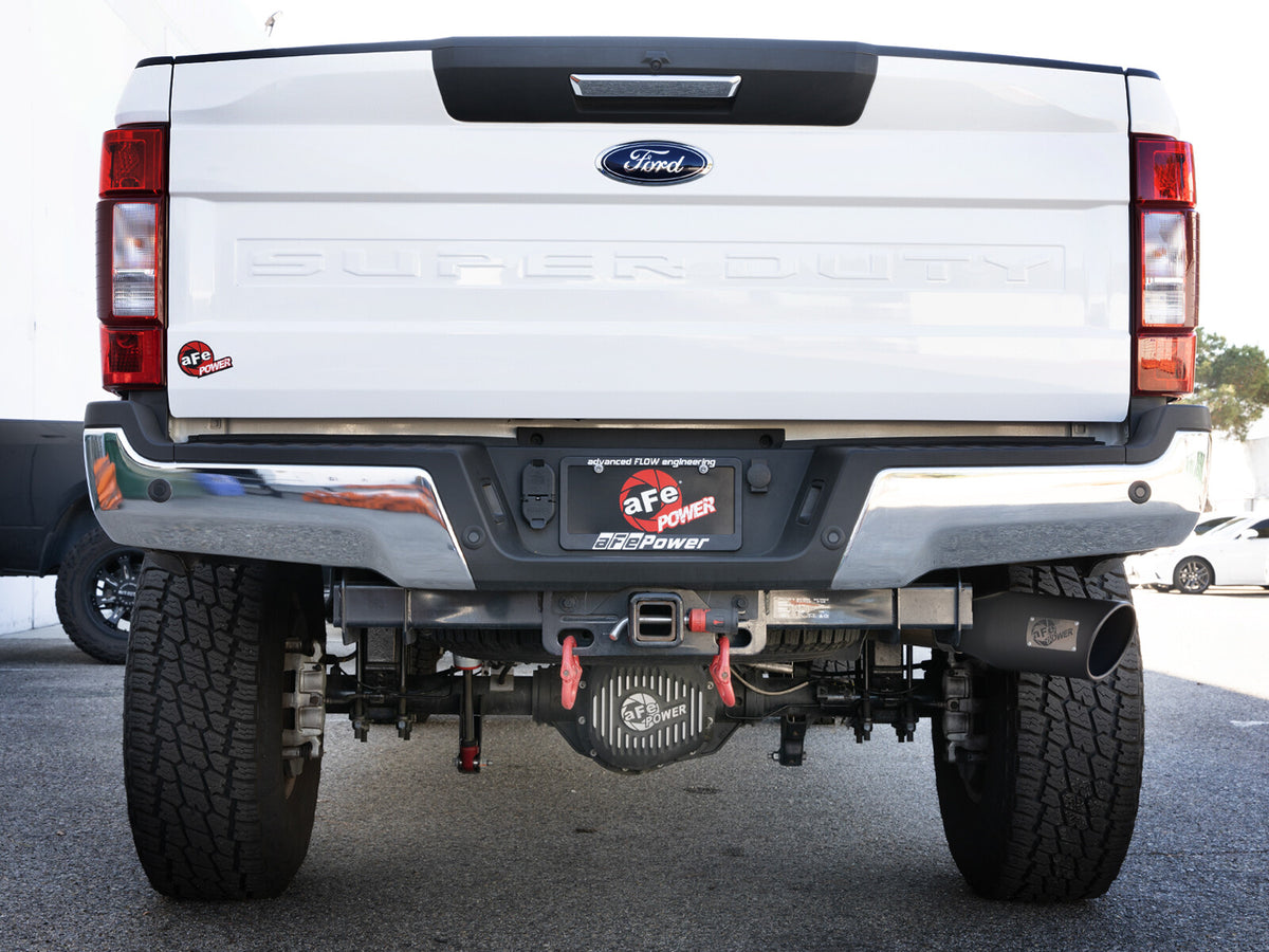Mach Force-Xp 409 Stainless Steel Cat-Back Exhaust System w/ Tip Ford F-250/F-350 17-26 V8-6.2/6.8/7.3L aFe Power-4