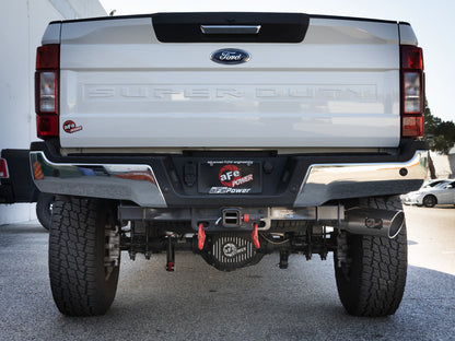 Mach Force-Xp 409 Stainless Steel Cat-Back Exhaust System w/ Tip Ford F-250/F-350 17-26 V8-6.2/6.8/7.3L aFe Power-1